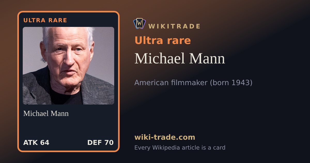 Michael Mann — Ultra rare card