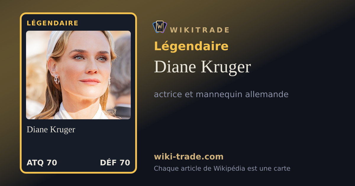 Diane Kruger — carte Légendaire