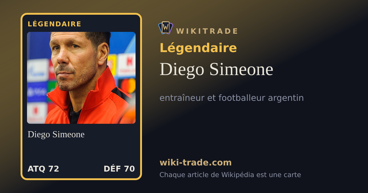 Diego Simeone — carte Légendaire
