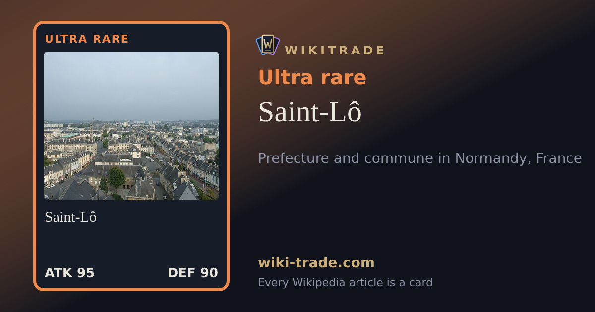 Saint-Lô — Ultra rare card