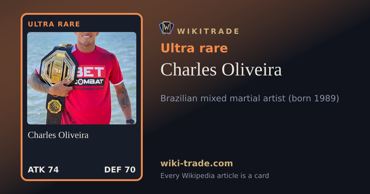 Charles Oliveira — Ultra rare card