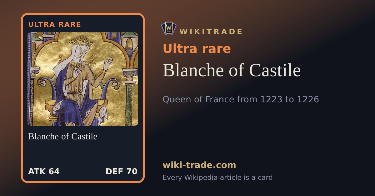 Blanche of Castile — Ultra rare card