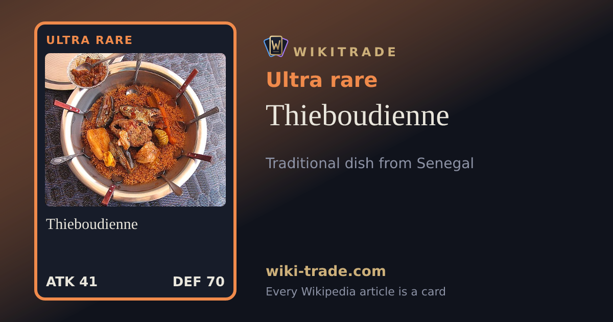 Thieboudienne — Ultra rare card