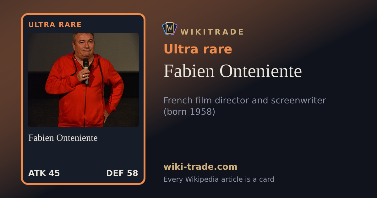 Fabien Onteniente — Ultra rare card