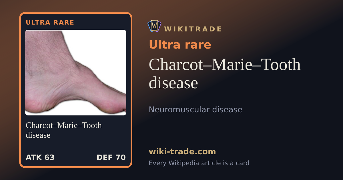 Charcot–Marie–Tooth disease — Ultra rare card
