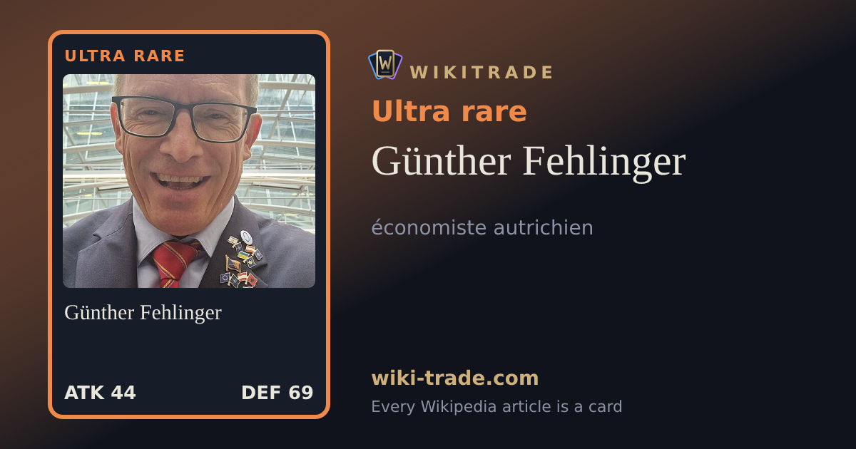 Günther Fehlinger — Ultra rare card