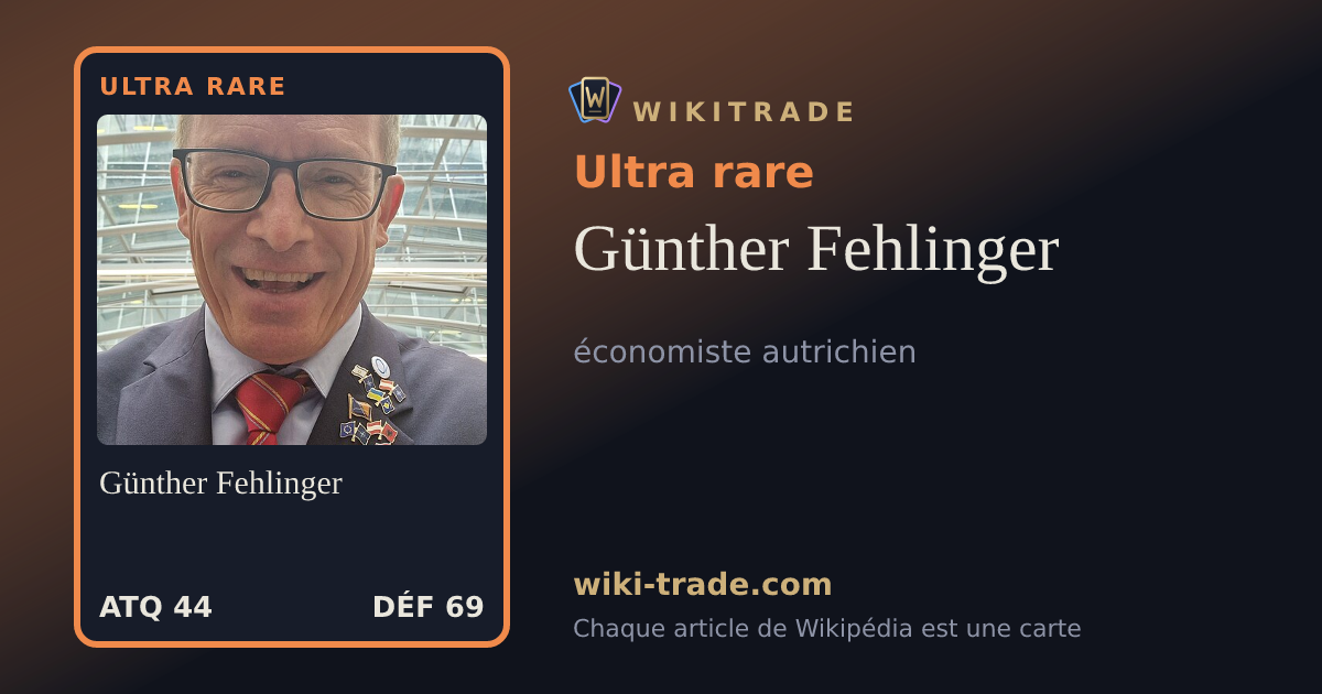 Günther Fehlinger — carte Ultra rare