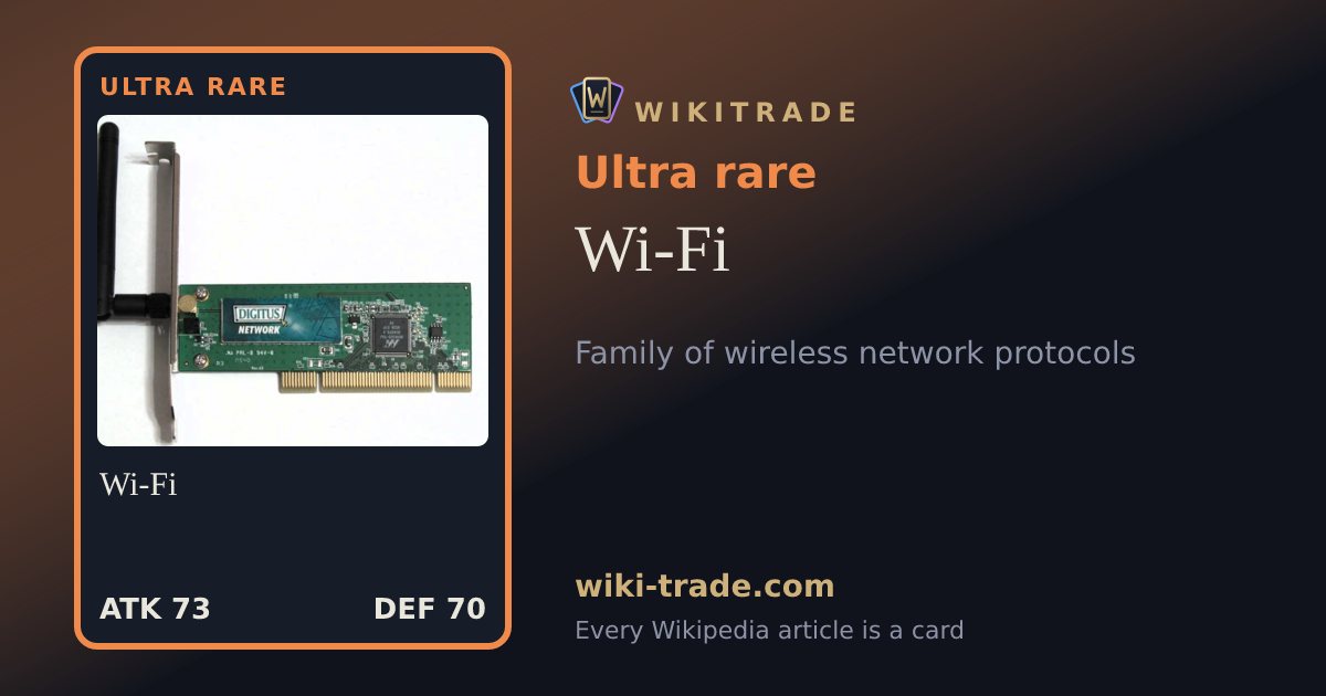 Wi-Fi — Ultra rare card