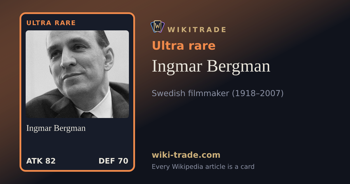Ingmar Bergman — Ultra rare card