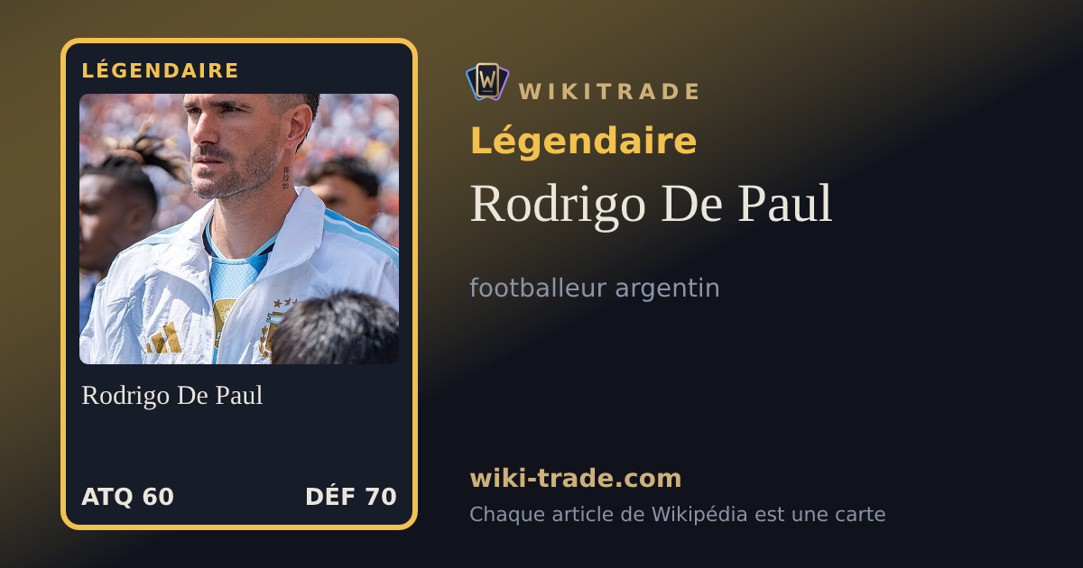 Rodrigo De Paul — carte Légendaire