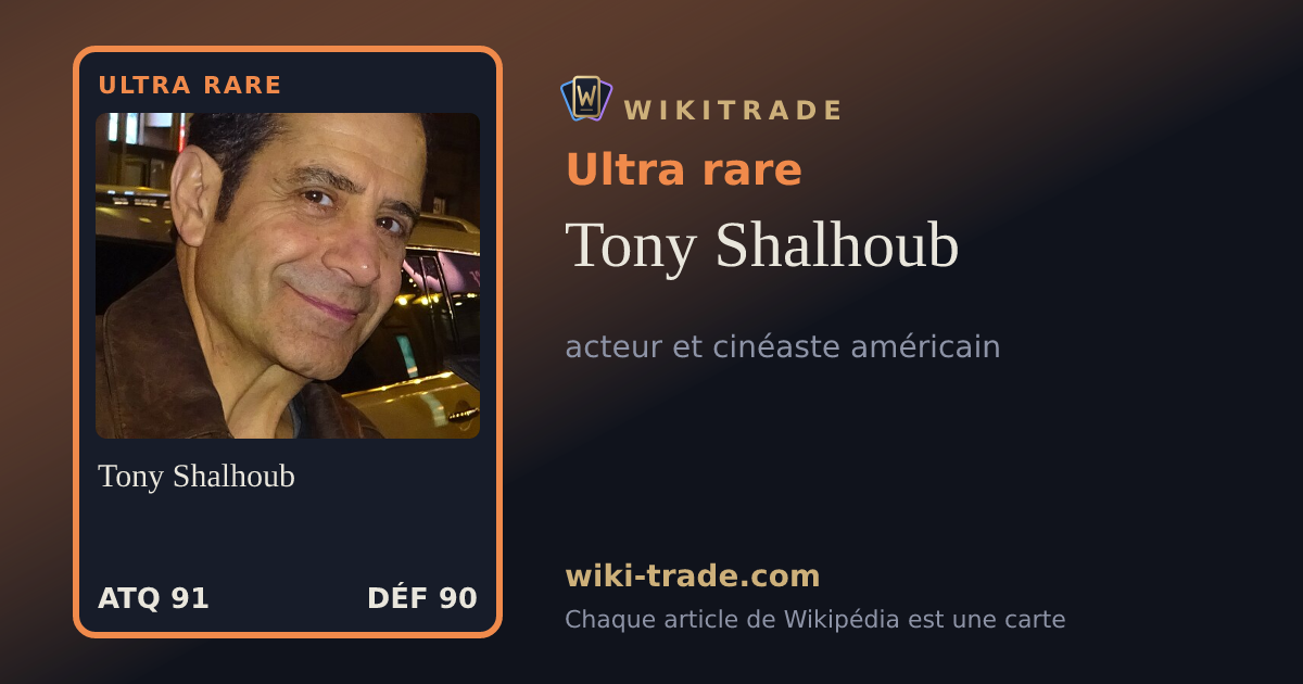Tony Shalhoub — carte Ultra rare