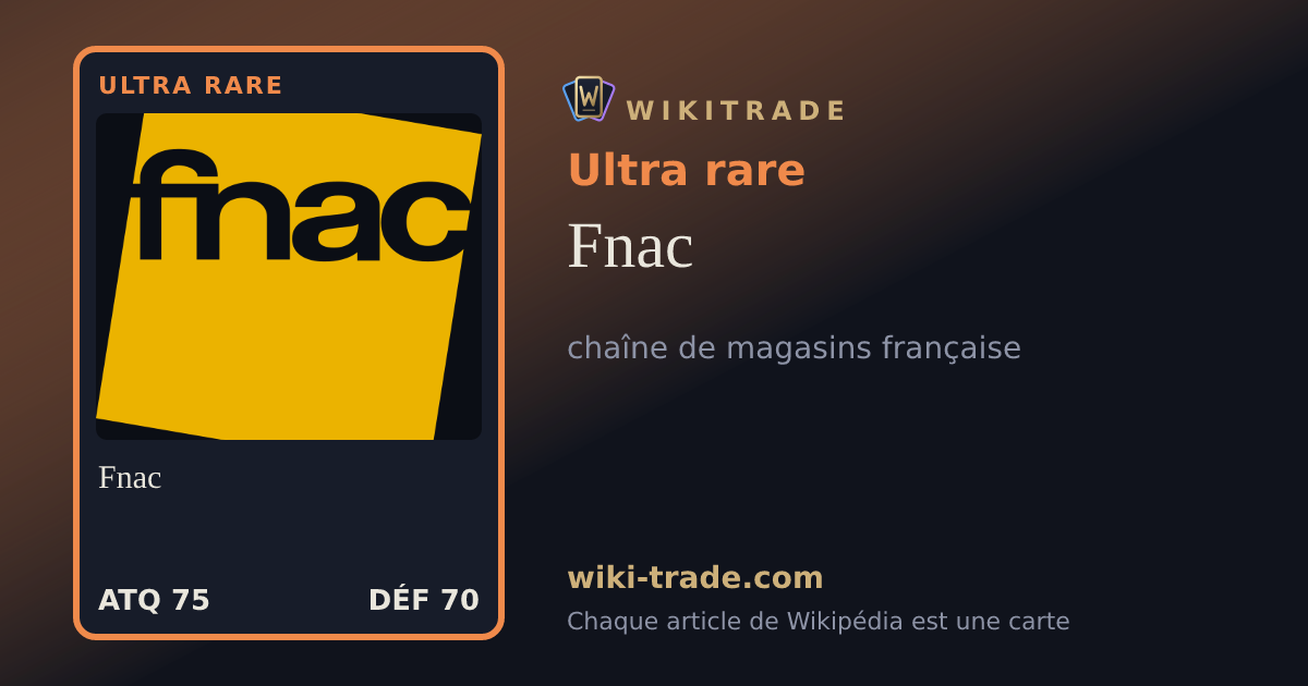 Fnac — carte Ultra rare