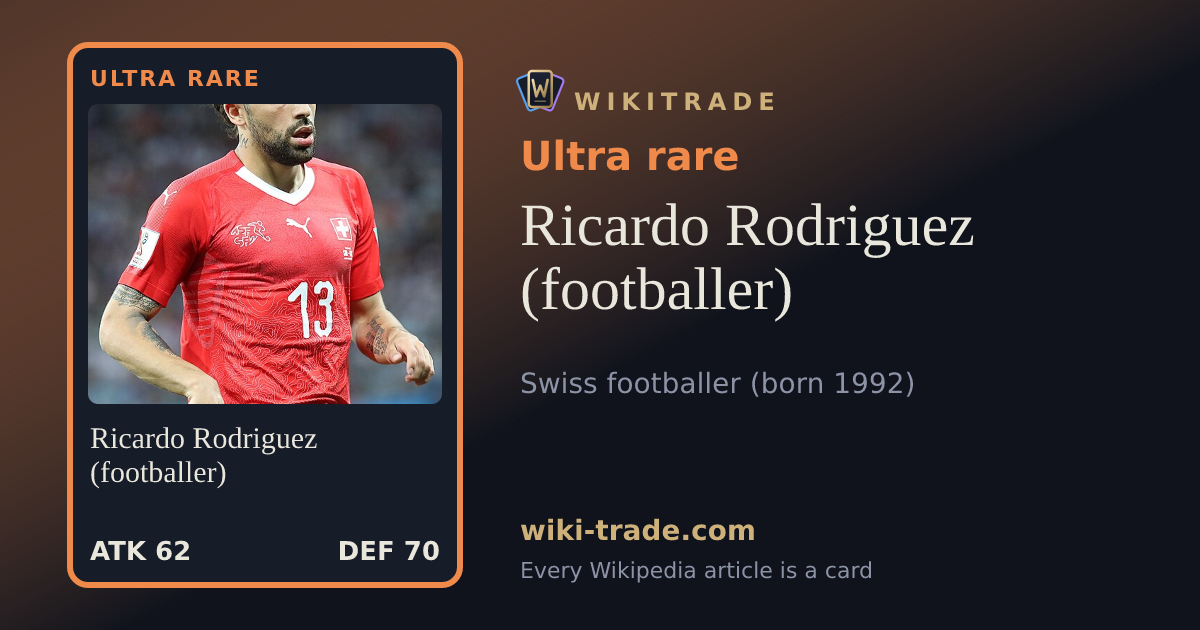 Ricardo Rodriguez (footballer) — Ultra rare card