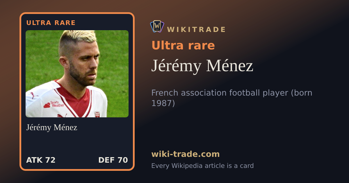 Jérémy Ménez — Ultra rare card