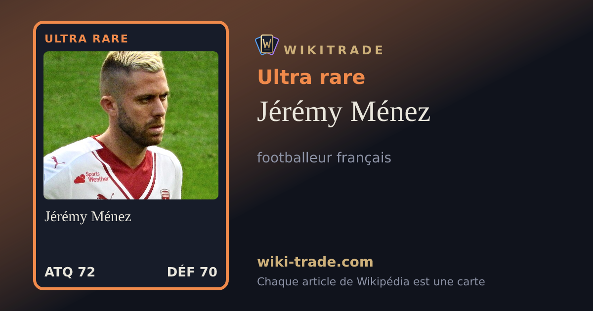 Jérémy Ménez — carte Ultra rare