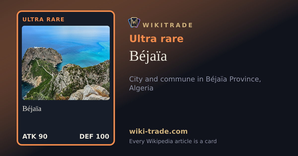 Béjaïa — Ultra rare card