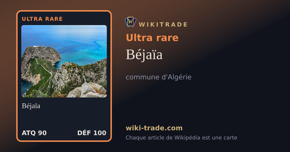 Béjaïa — carte Ultra rare