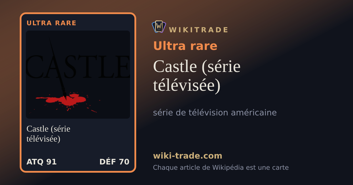 Castle (série télévisée) — carte Ultra rare