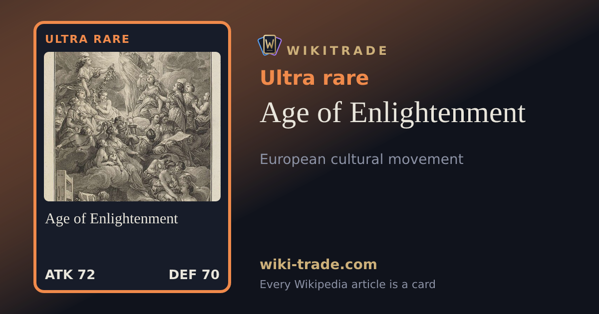 Age of Enlightenment — Ultra rare card
