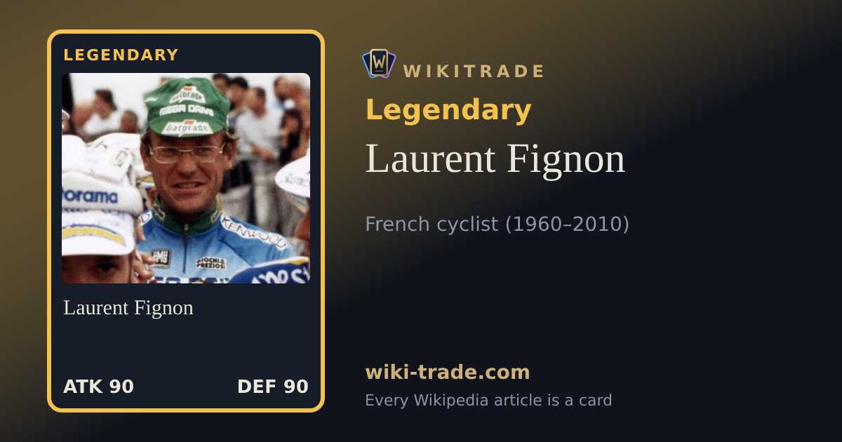 Laurent Fignon — Legendary card