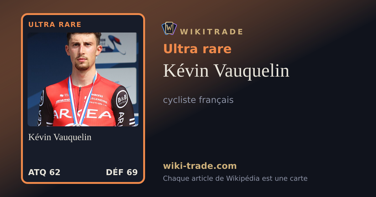 Kévin Vauquelin — carte Ultra rare