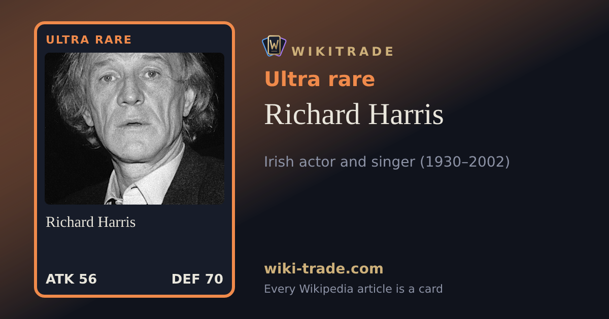 Richard Harris — Ultra rare card