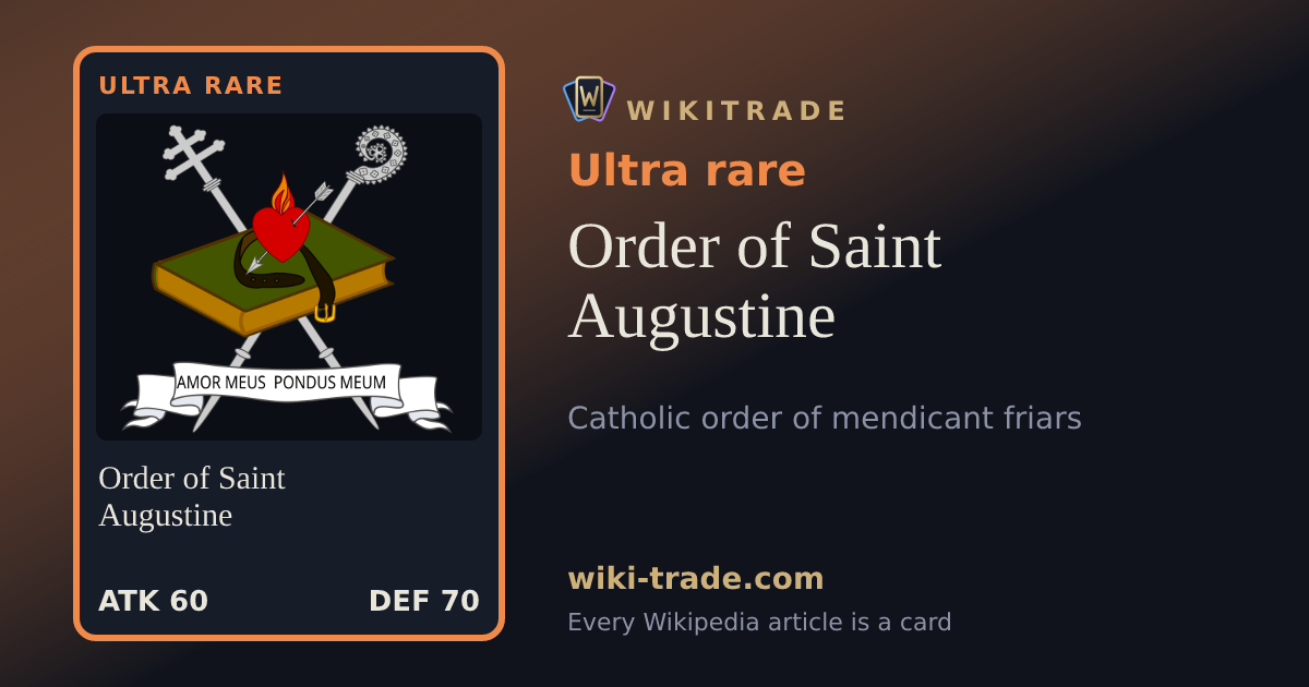 Order of Saint Augustine — Ultra rare card