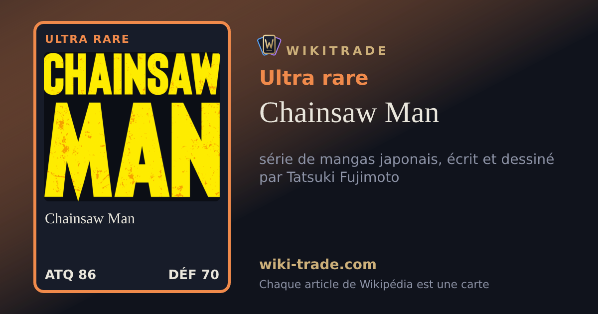 Chainsaw Man — carte Ultra rare