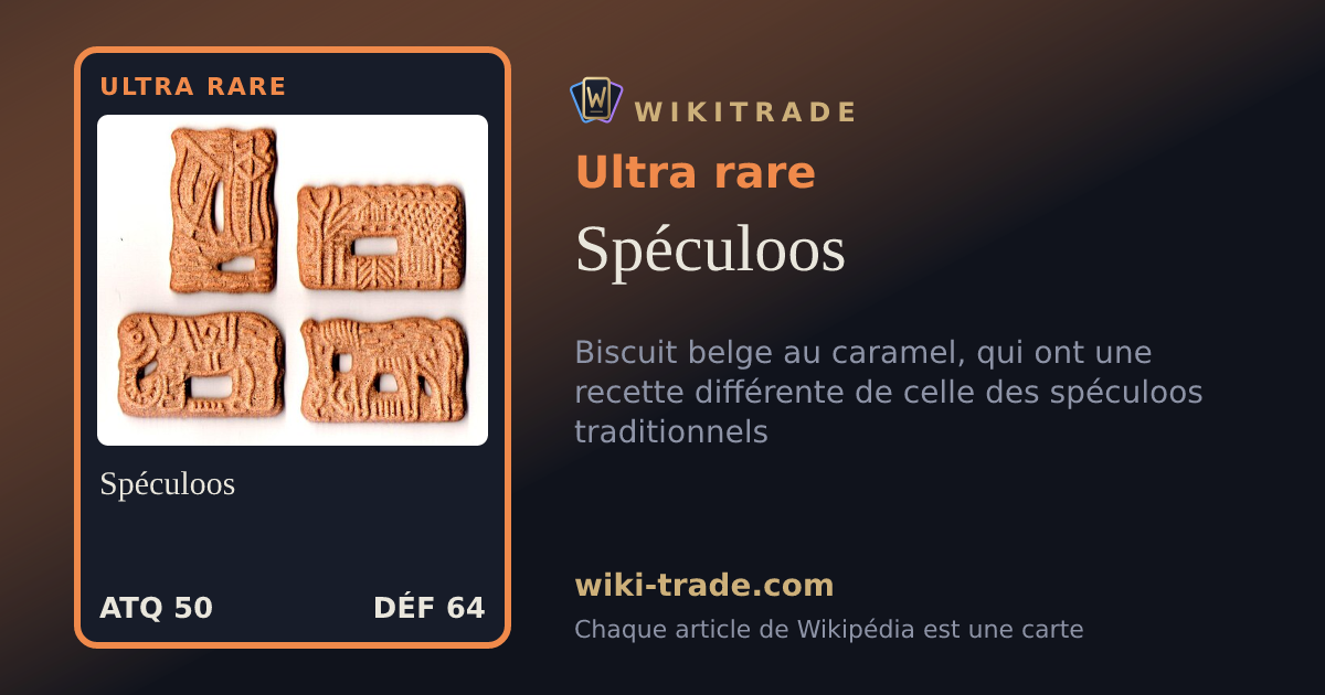 Spéculoos — carte Ultra rare