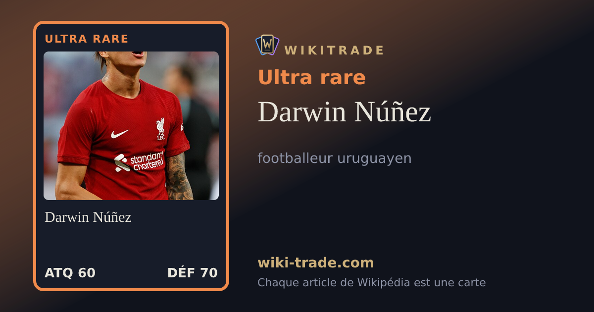 Darwin Núñez — carte Ultra rare