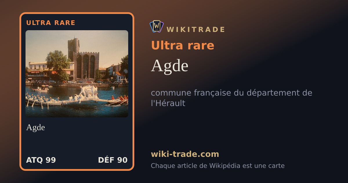 Agde — carte Ultra rare