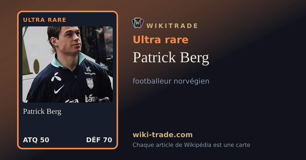Patrick Berg — carte Ultra rare