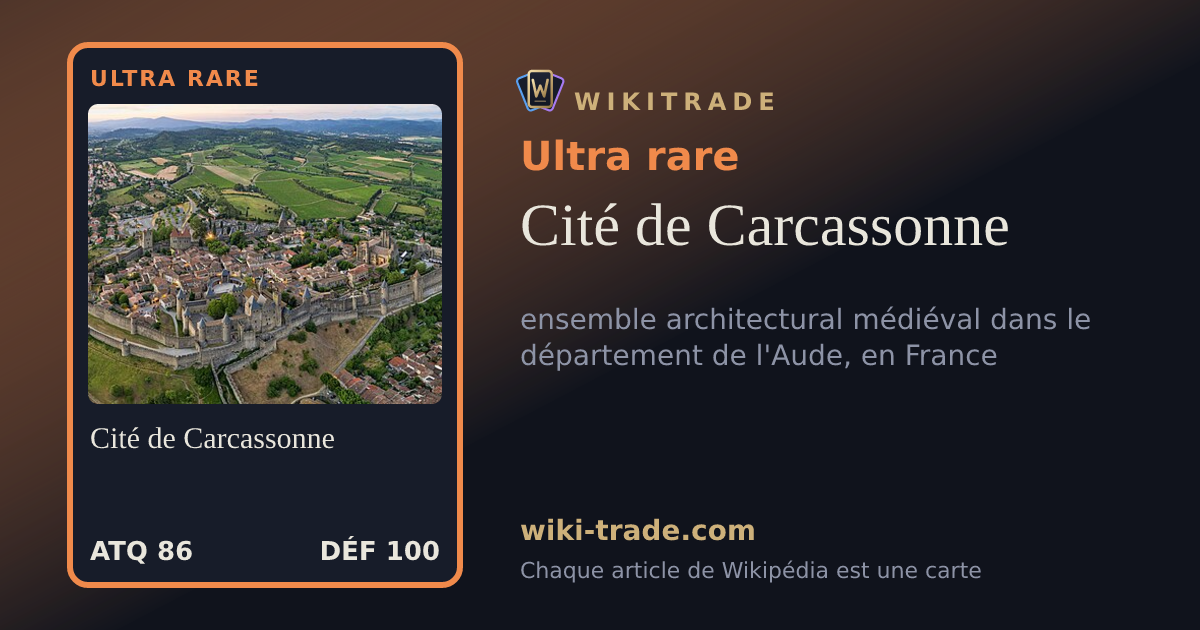 Cité de Carcassonne — carte Ultra rare