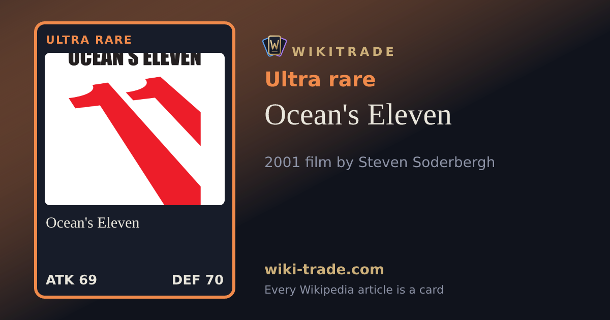 Ocean's Eleven — Ultra rare card