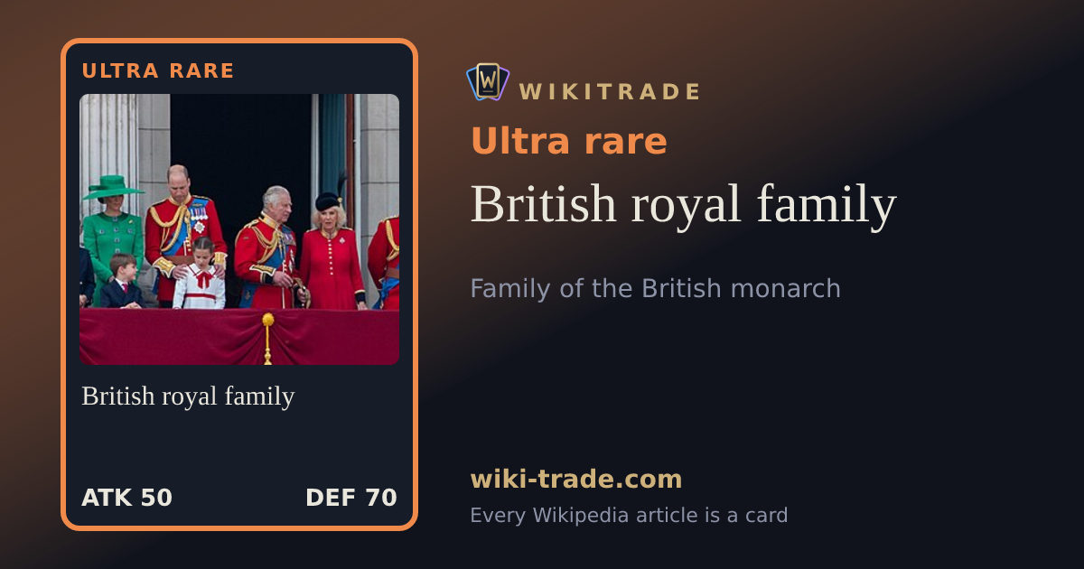British royal family — Ultra rare card