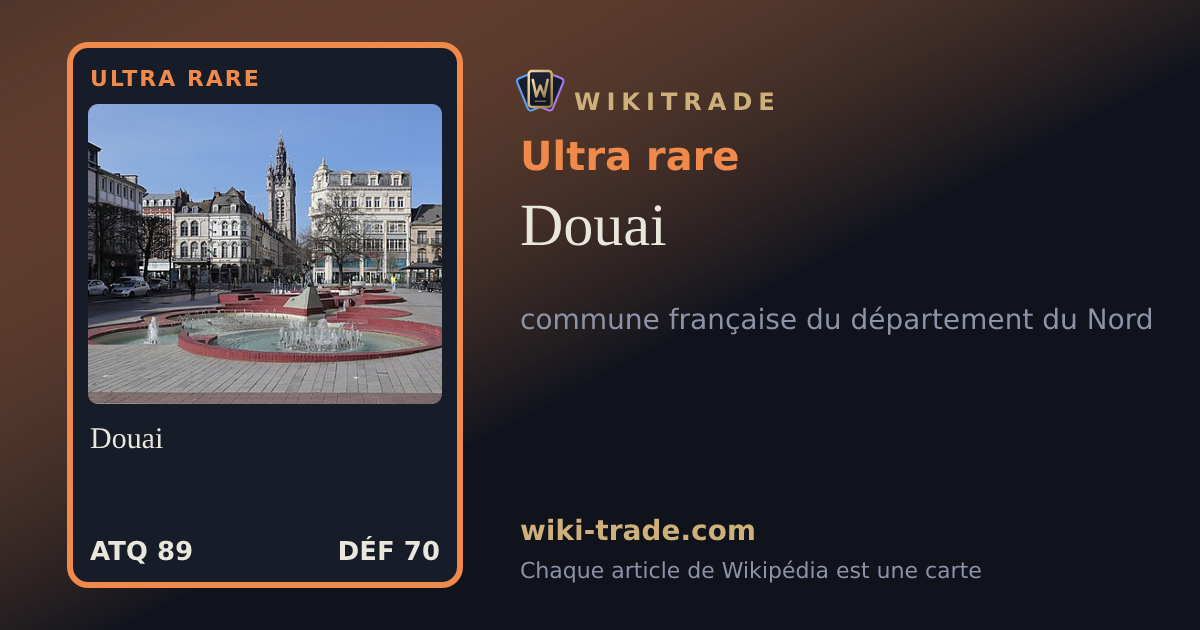 Douai — carte Ultra rare
