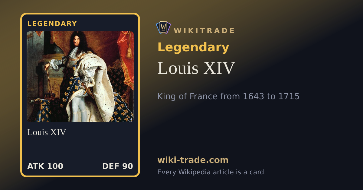 Louis XIV — Legendary card