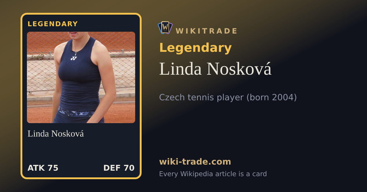 Linda Nosková — Legendary card