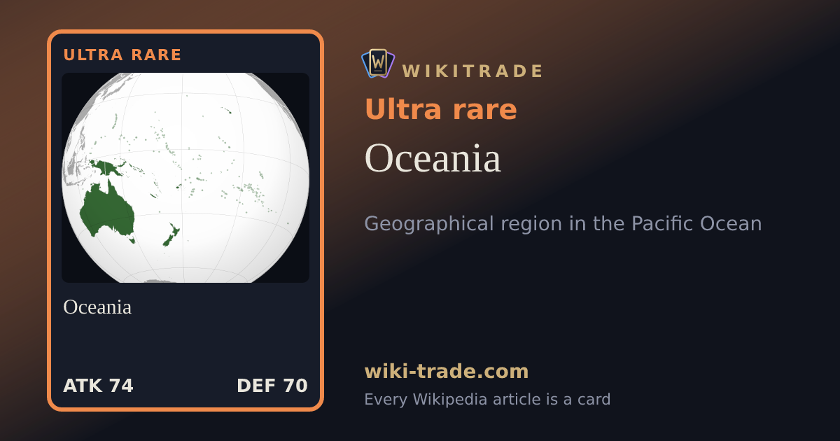Oceania — Ultra rare card