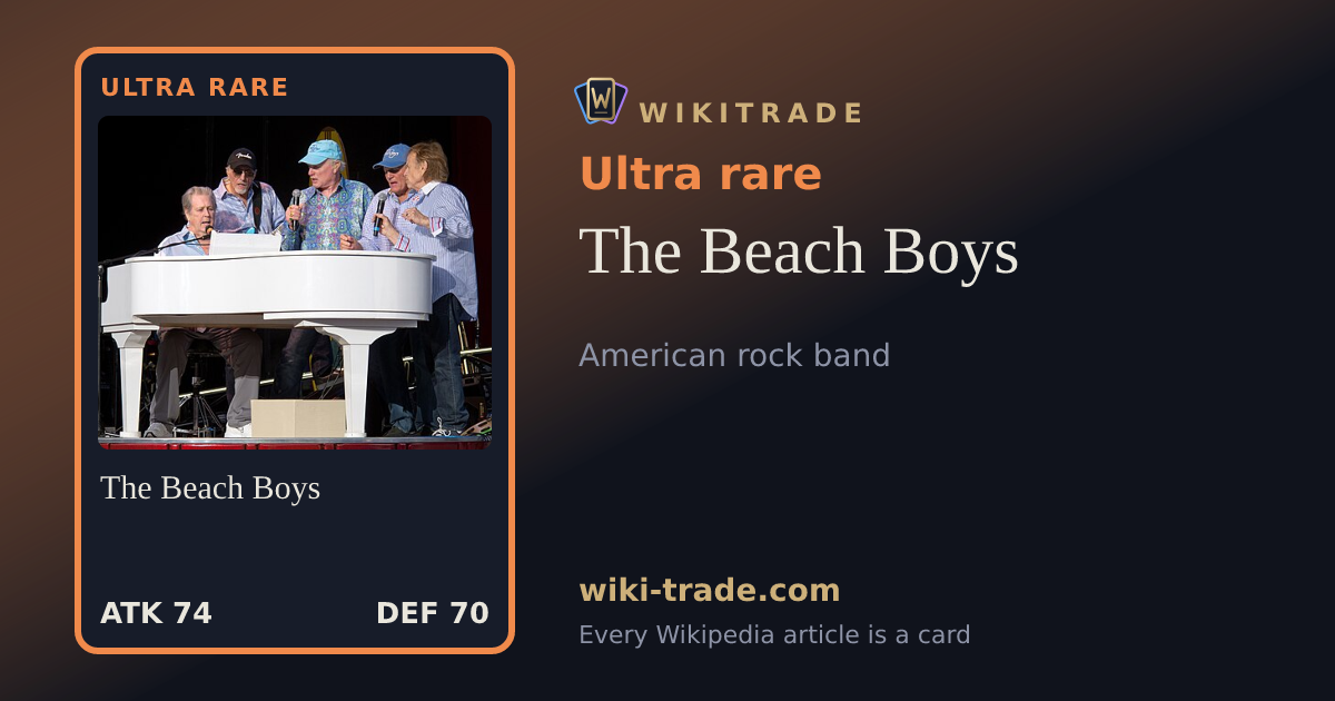 The Beach Boys — Ultra rare card
