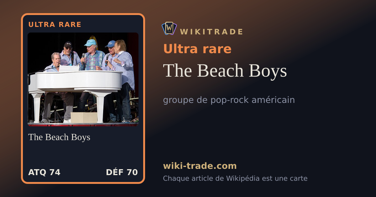 The Beach Boys — carte Ultra rare