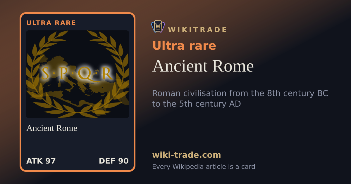 Ancient Rome — Ultra rare card
