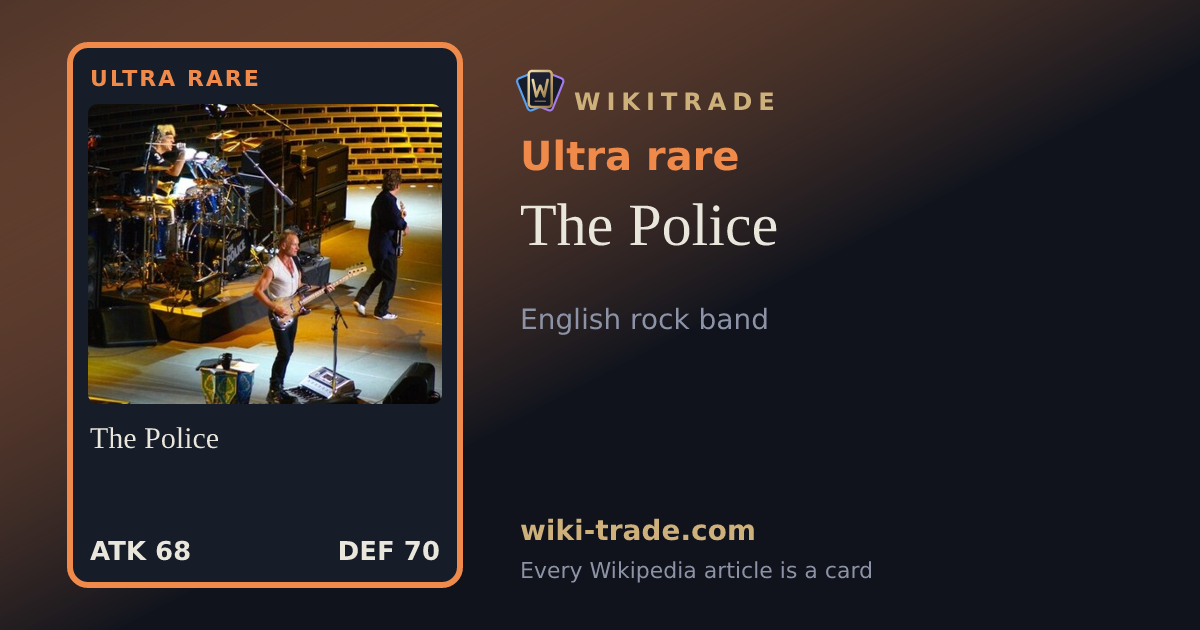 The Police — Ultra rare card