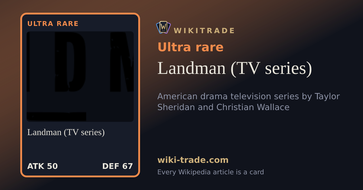 Landman (TV series) — Ultra rare card