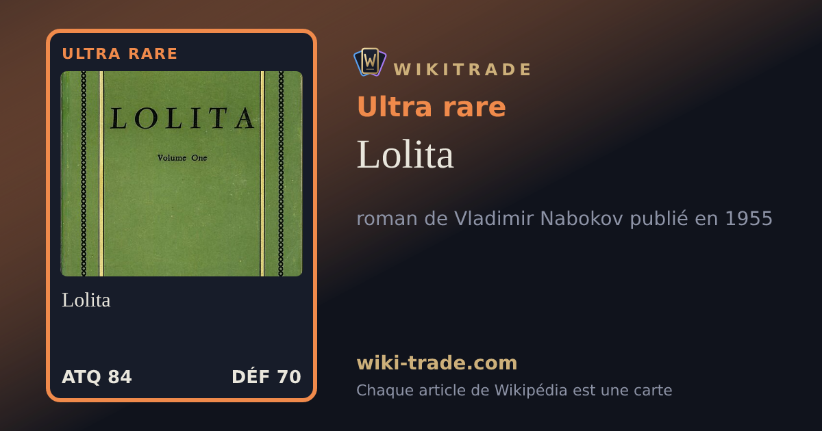 Lolita — carte Ultra rare