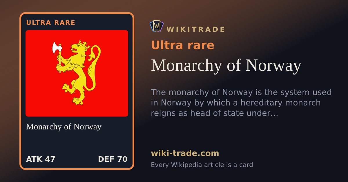 Monarchy of Norway — Ultra rare card