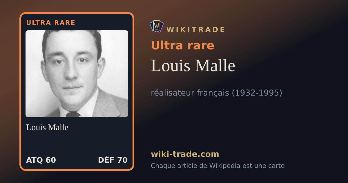 Louis Malle — carte Ultra rare