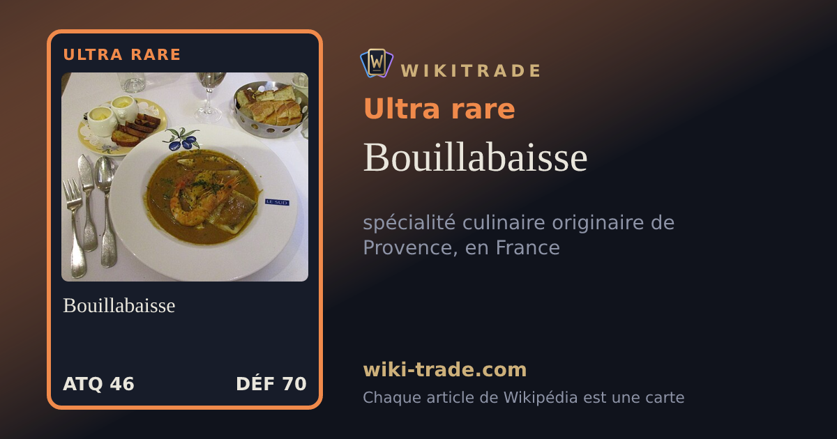 Bouillabaisse — carte Ultra rare