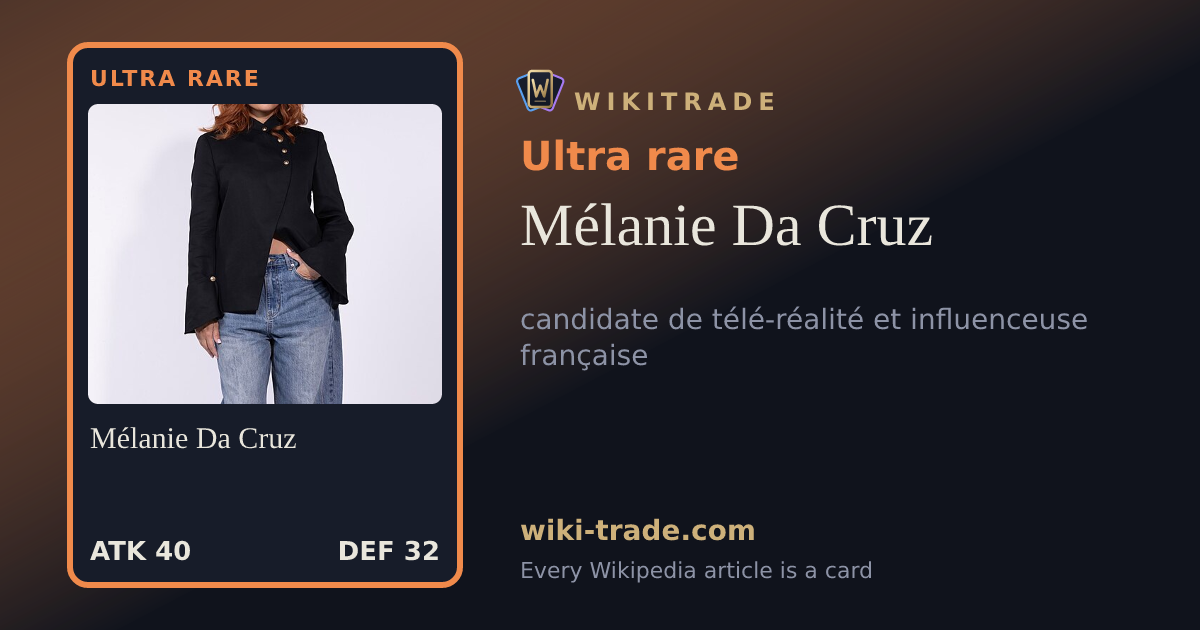 Mélanie Da Cruz — Ultra rare card