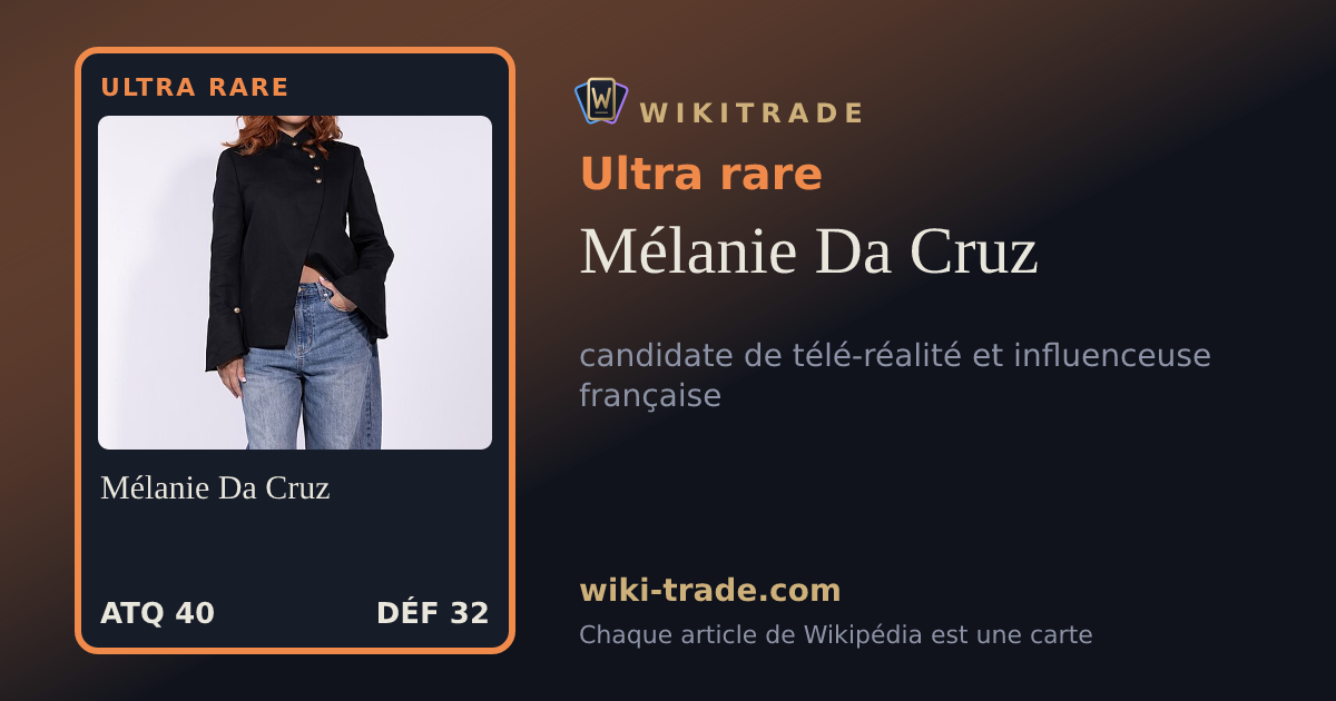 Mélanie Da Cruz — carte Ultra rare